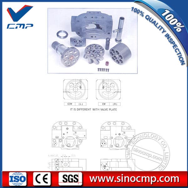 A7V160 Hydraulic Parts HANDOK Fit Hitachi Excavator 4