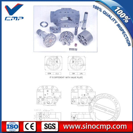 A7V160 Hydraulic Parts HANDOK Fit Hitachi Excavator 4