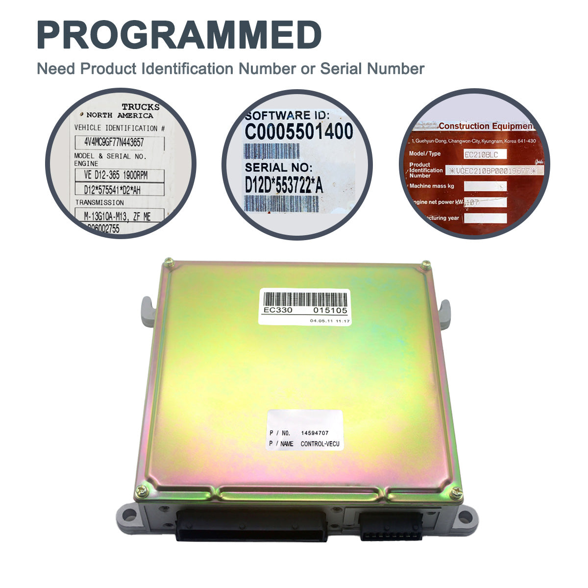 VOE14594707 VECU Controller for Volvo EC330B EC360B-Sinocmp-02