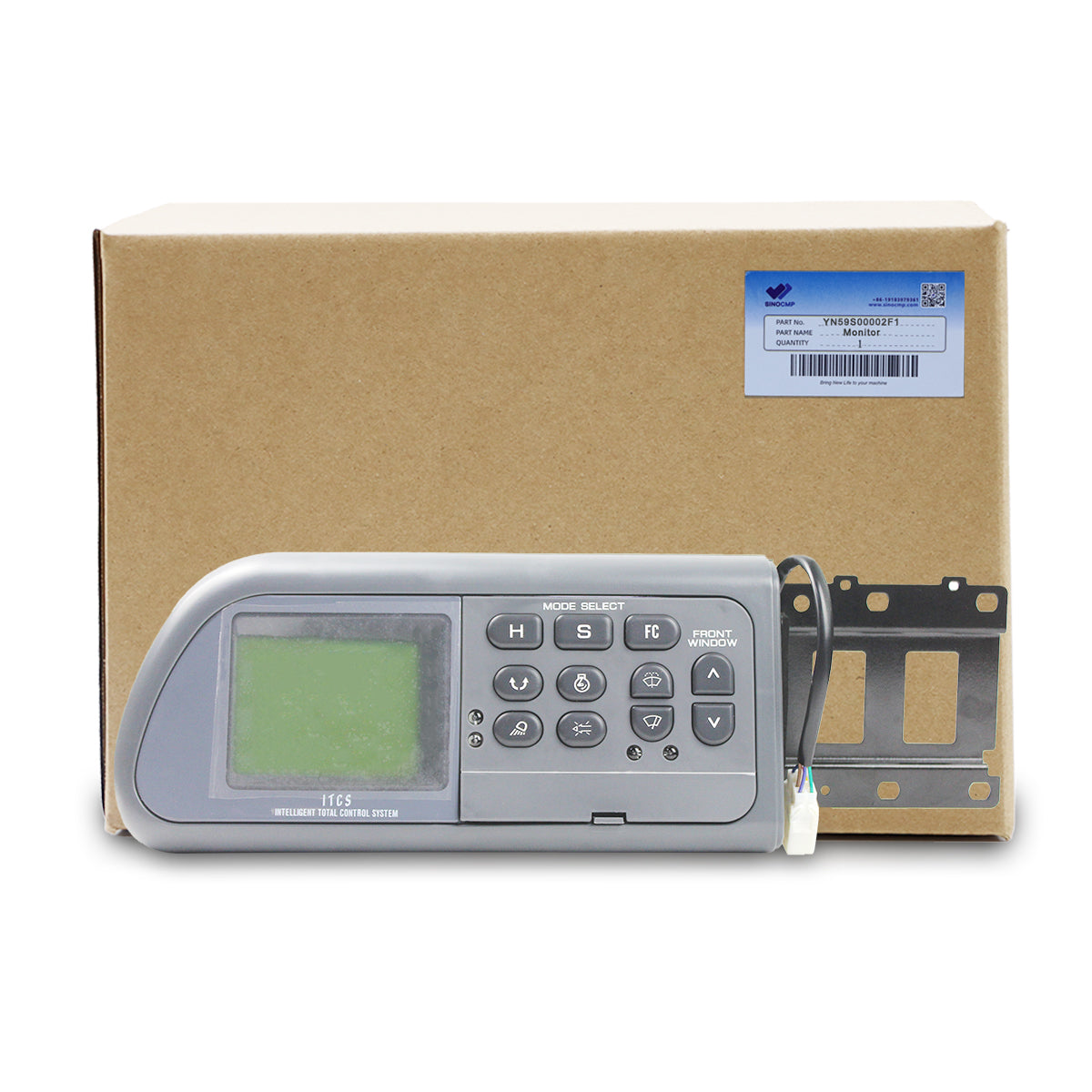 YN59S00002F1 YN59S00002F2 Monitor Screen for Kobelco SK120-5 SK200-5 SK210-5 - Sinocmp