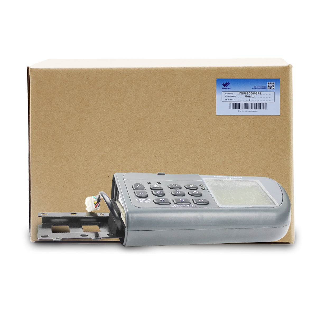 YN59S00002F4 Monitor Display Panel for Kobelco Excavator SK200-5 SK120-5 SK100-5 - Sinocmp