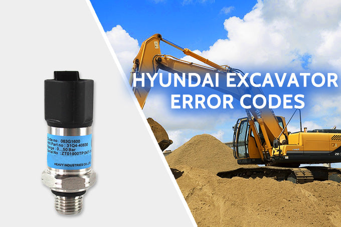 Hyundai Excavator Error Codes