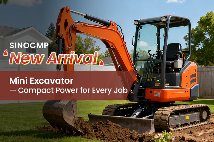 SINOCMP New Arrival Mini Excavator — Compact Power for Every Job