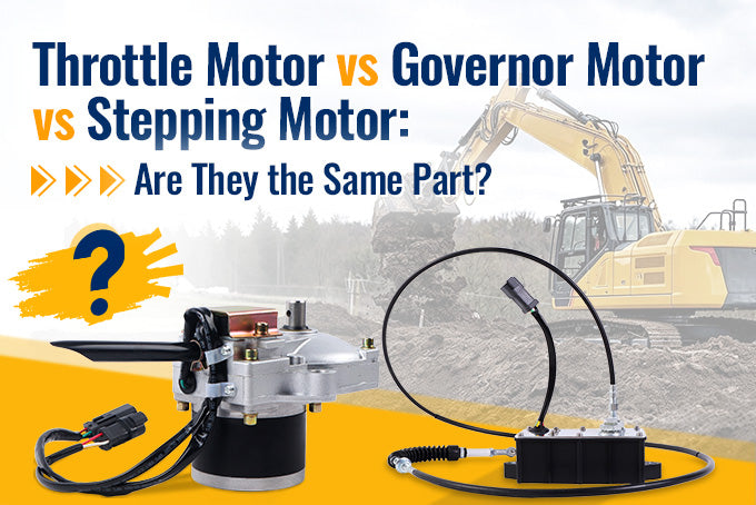 Throttle Motor vs Governor Motor vs Stepping Motor: Are They the Same Part?