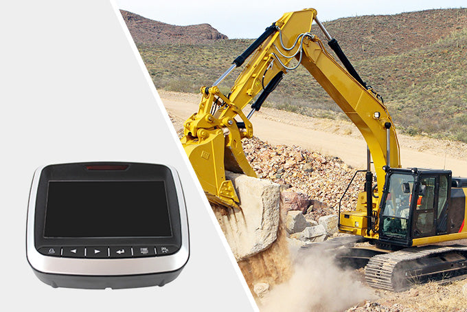 Notice of Operation and Maintenance for Excavator Monitor