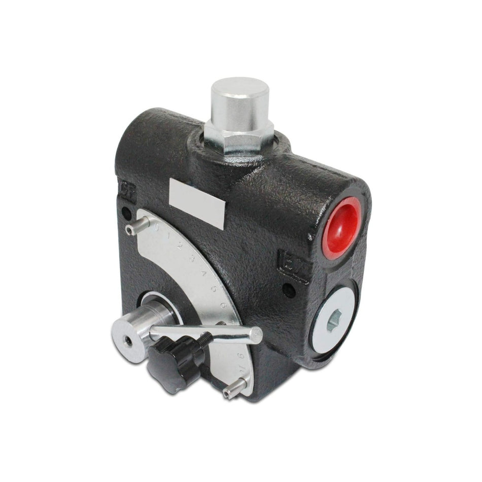 0-30 GPM 3/4" NPT Hydraulic Motor Flow Control Valve w/Relief