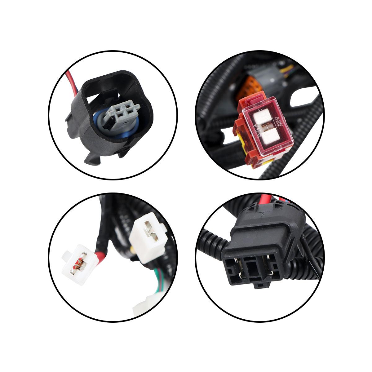 0006001 0005386 External Wiring Harness for Hitachi - Plug Detail