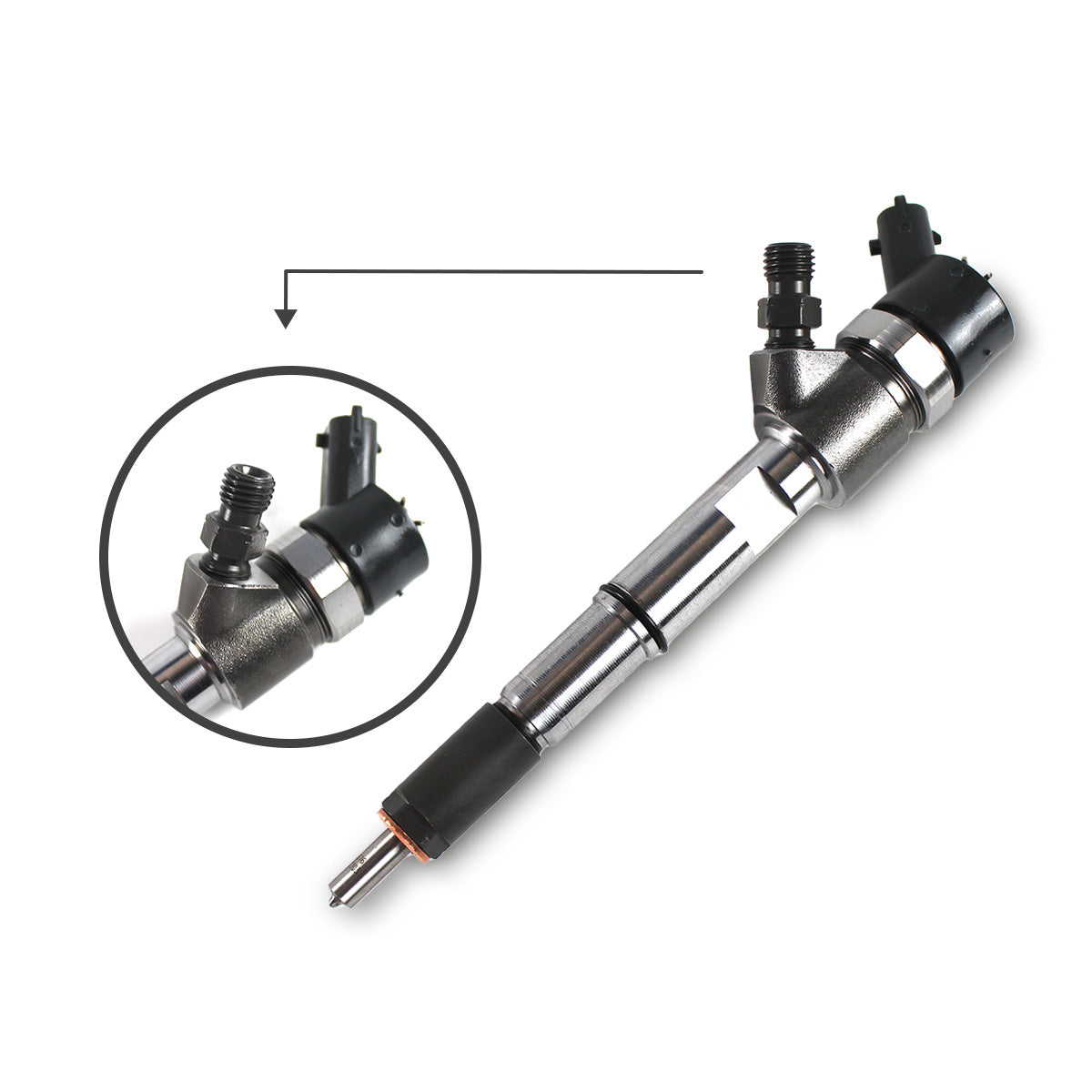 0445110457 Common Rail Injector for Case New Holland Iveco John Deere 3.4 Diesel - Sinocmp