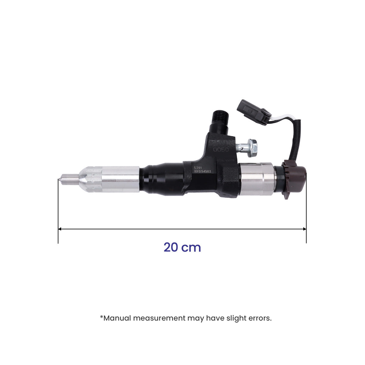 095000-5391 095000-5393 23670-E0270 23670-E0271 Fuel Injector for Hino J05D Engine - Injector Dimension