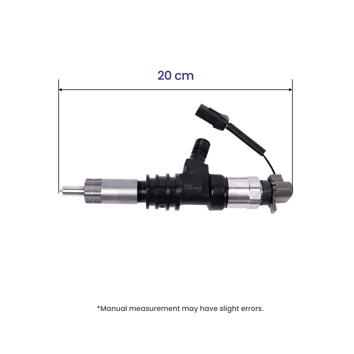 095000-5450 ME302143 Dieselkraftstoffeinspritzdüse für Mitsubishi 6M60T-Motor – Einspritzdüsenabmessung