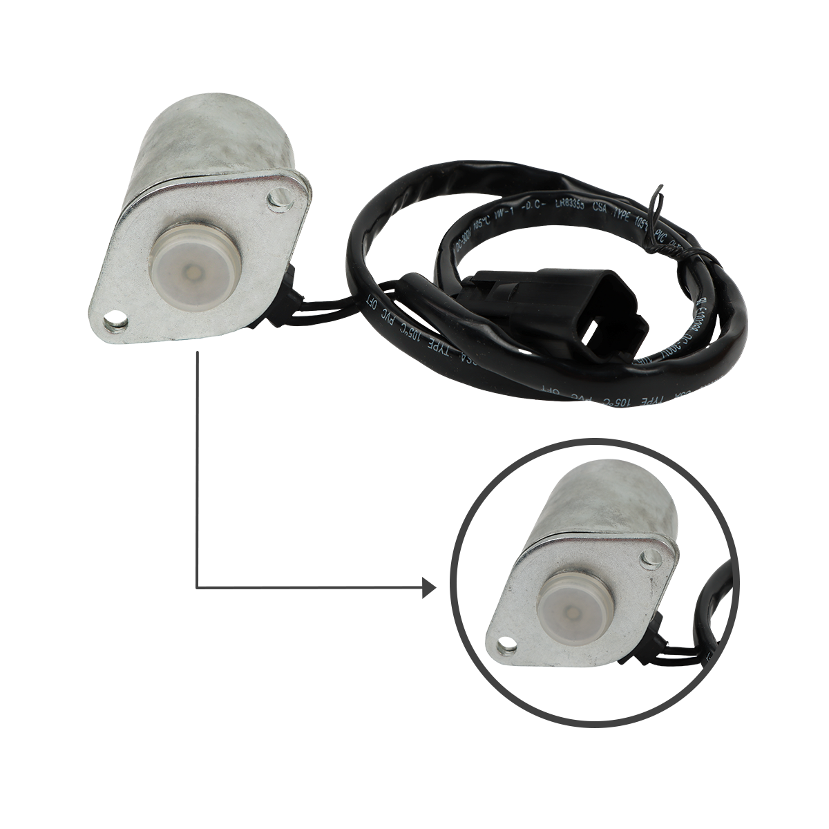 0976504 Solenoid Valve for Hitachi EX1200-6 ZX210-3 ZX330-3 0976504 Solenoid Valve for Hitachi EX1200-6 ZX210-3 ZX330-3