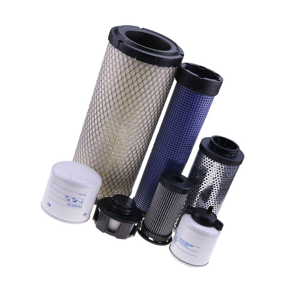 1000/2000 Hour Filter Kit 7316227 for Bobcat Engine iT4 Loader S550 S590 T550 T590 - Sinocmp