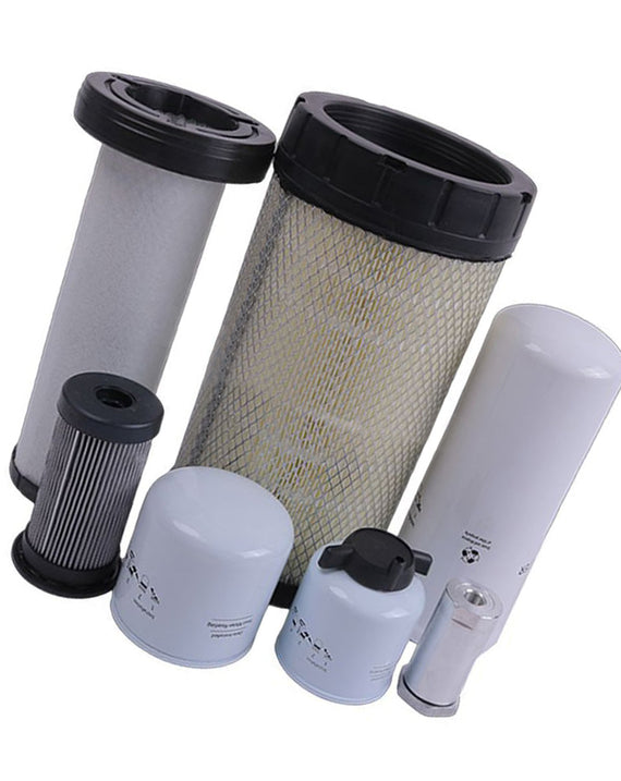 Kit de filtro de recipiente de mantenimiento de 1000/2000 horas 7343881 para cargadora de cadenas Bobcat T300