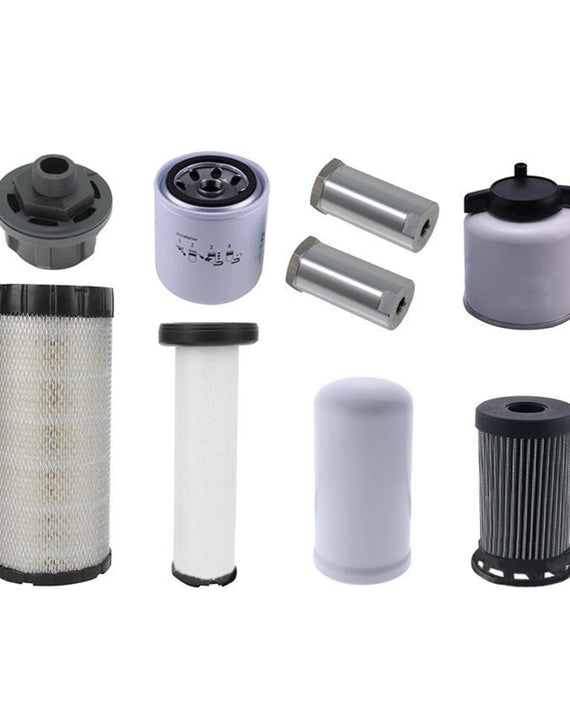 Kit de filtro de mantenimiento de 1000/2000 horas 7343878 para cargadora de cadenas Bobcat T300