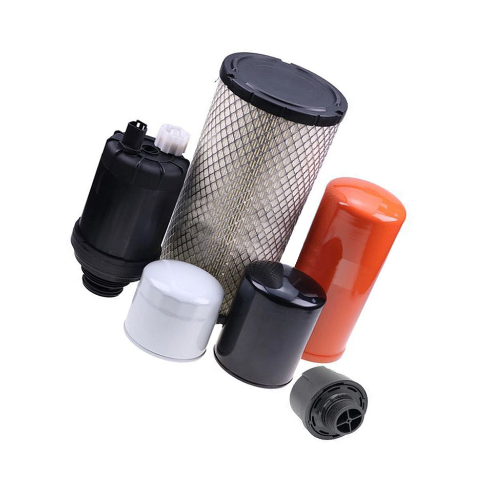 1000/3000 Hour Maintenance Filter Kit 7324331 for Bobcat Excavator E50 E55 - Sinocmp