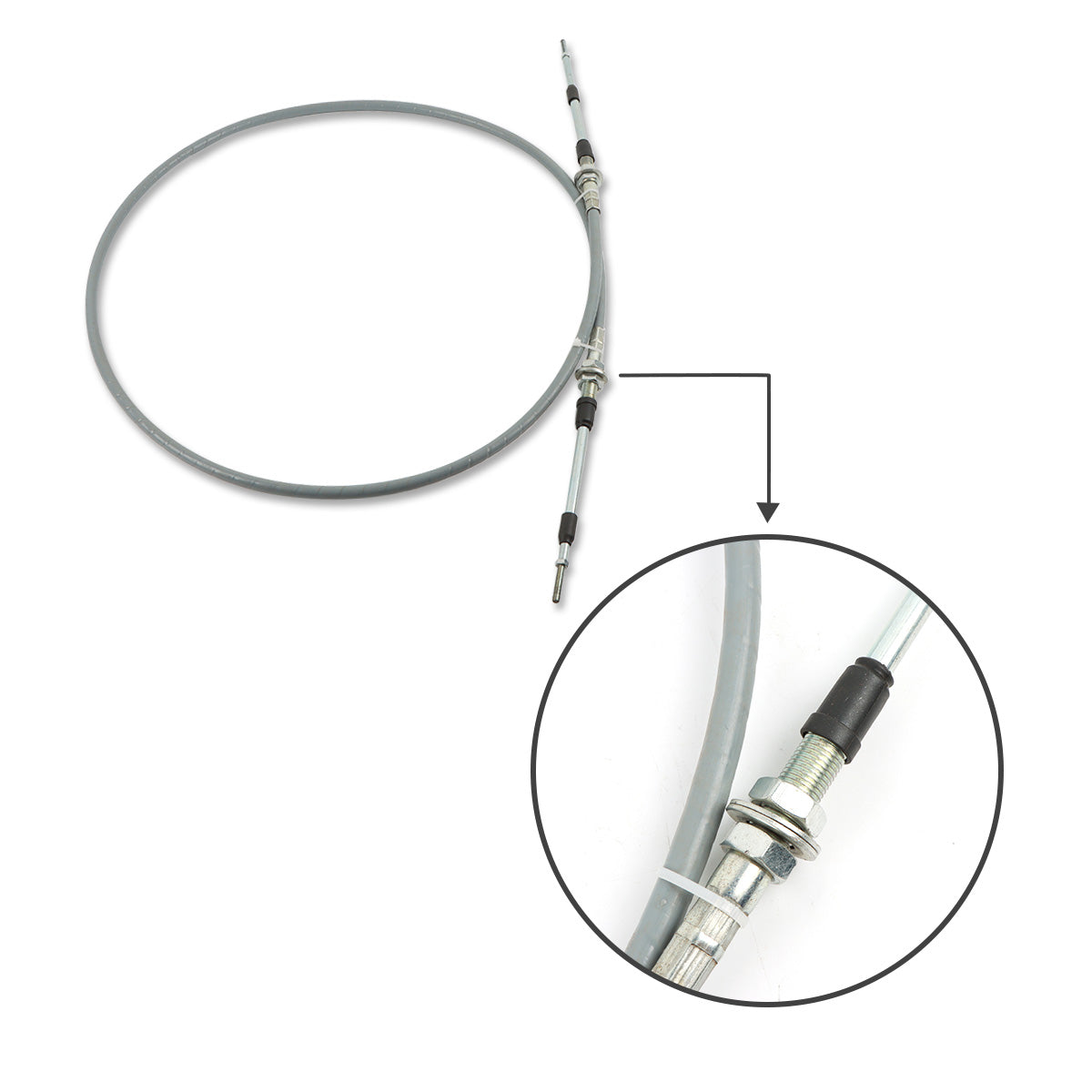 PANGOLIN D20 D21 D20P D20A D21P D21A -6-7 Dozer Fuel Control Throttle Cable 75 Inch Excavator Parts - View #7