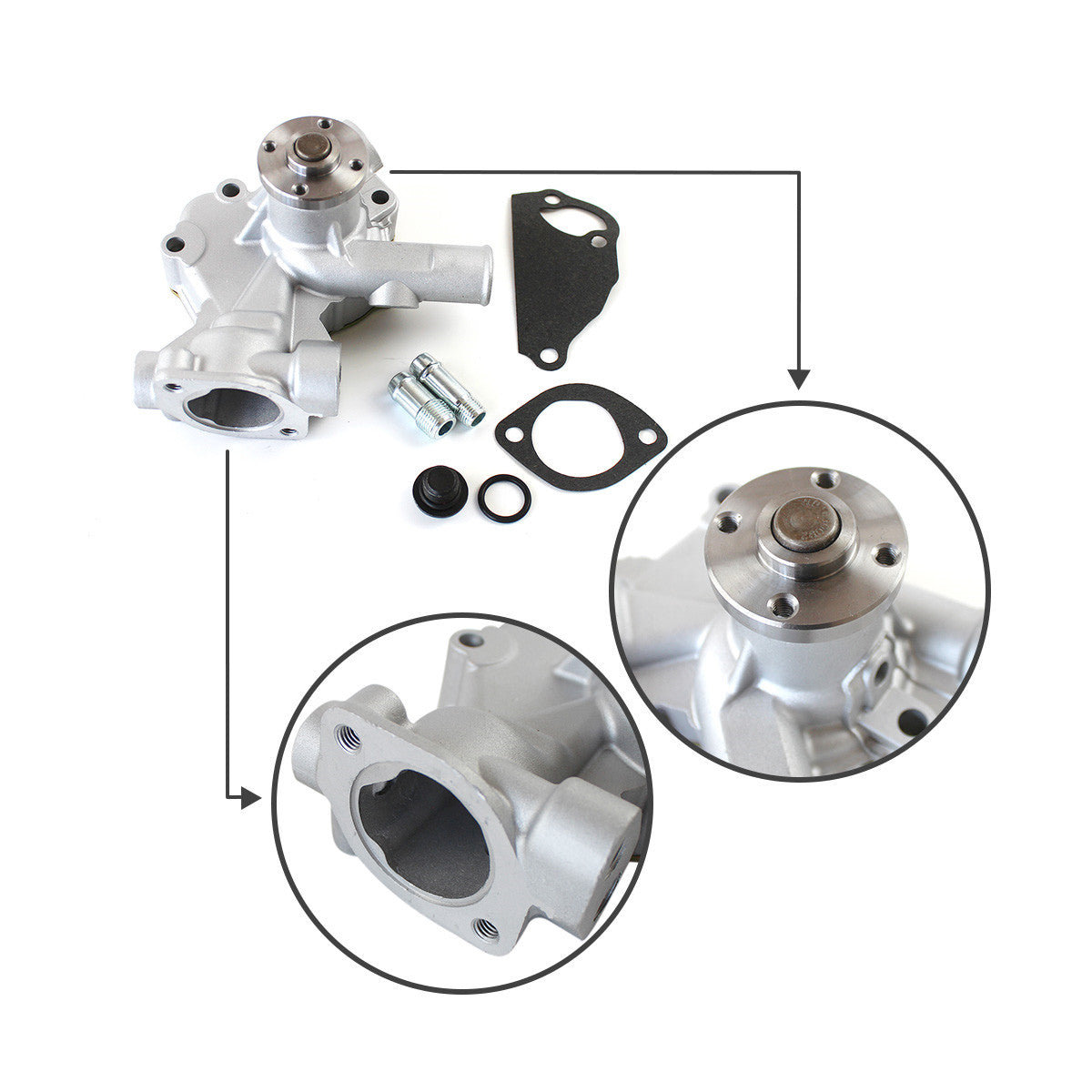 119265-42002 Water Pump for Yanmar 3D68E 3TNE68 3TNE68C 119265-42002 Water Pump for Yanmar 3D68E 3TNE68 3TNE68C