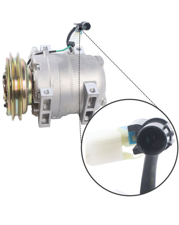 11N6-90040 A500067400-1 A/C Air Conditioning Compressor for Hyundai Excavator R210-7 140LCD-7
