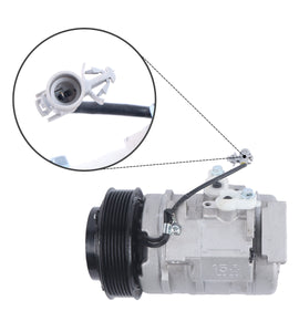12V 1PC 10S15C Compressor A/C 447220-4713 para Toyota Fortuner Hilux Vigo