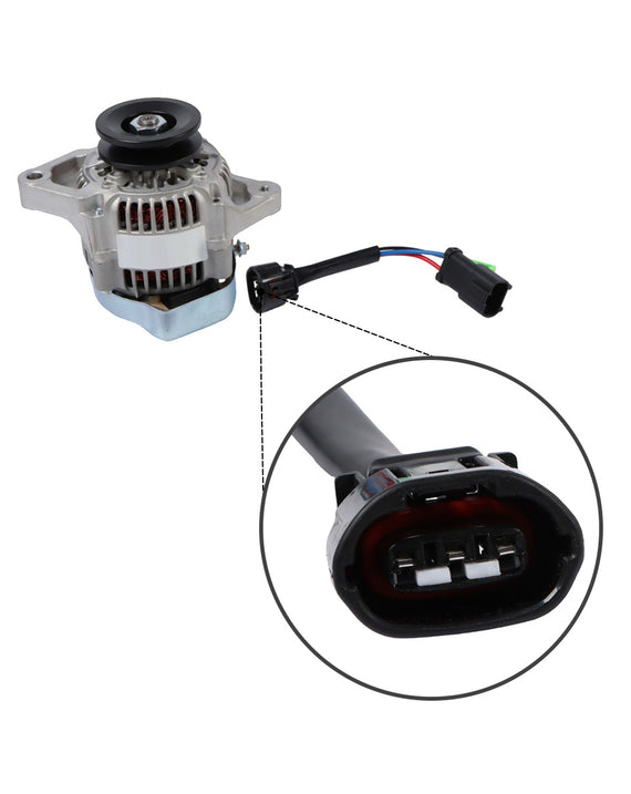 Alternador 16404-64014 de 12V 45A para motor Isuzu C240 Kubota motor D1403 V2203