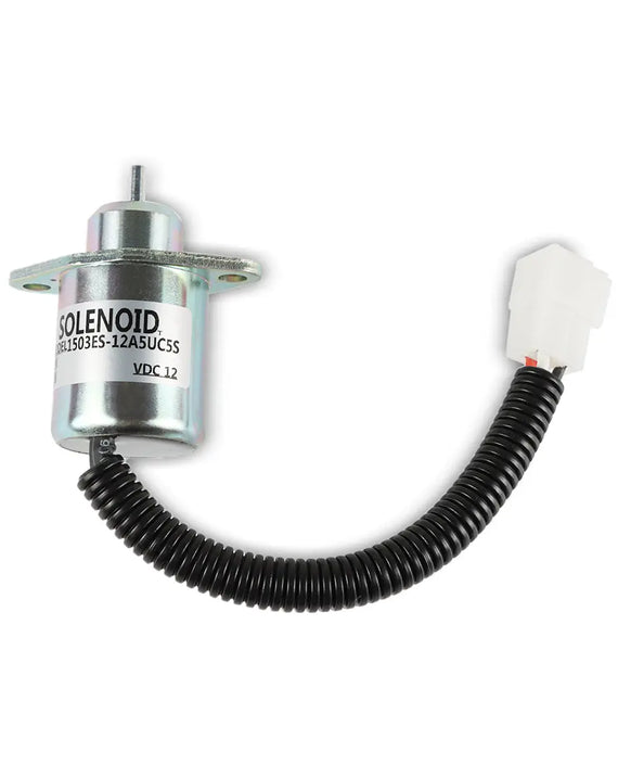 Solenóide de desligamento de combustível 12v, solenoide de desligamento de combustível para kubota yanmar