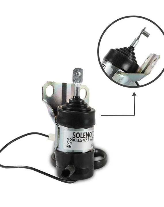 15471-60010 052600-1001 052600-1000 Válvula Solenóide de Corte de Combustível para Kubota Denso