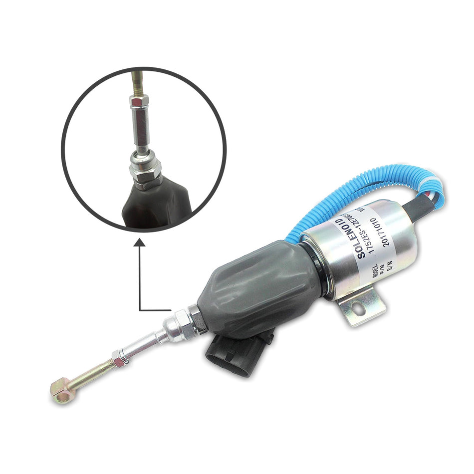 1752ES-12E7UC3B1S1 12V Shutoff Stop Solenoid for Cummins Engine - Sinocmp