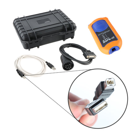 1 SET EDL Electronic Data Link V2 EDLSCAN Diagnostic Tool for John Deere Agricultural Tractor Heavy Equipment - Sinocmp