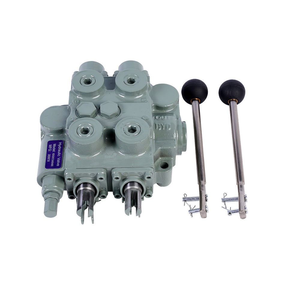 2-Spool 25 GPM Aftermarket Prince RD522CCAA5A4B1 Double-acting Hydraulic Valve - Sinocmp
