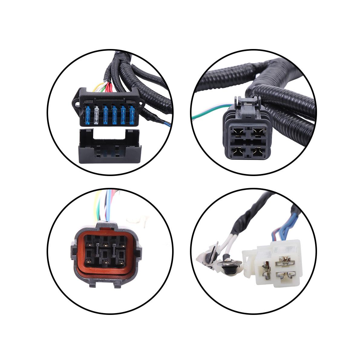 201-06-73113 Internal Wiring Harness for Komatsu Excavator PC60-7 PC70-7 - Plug Detai