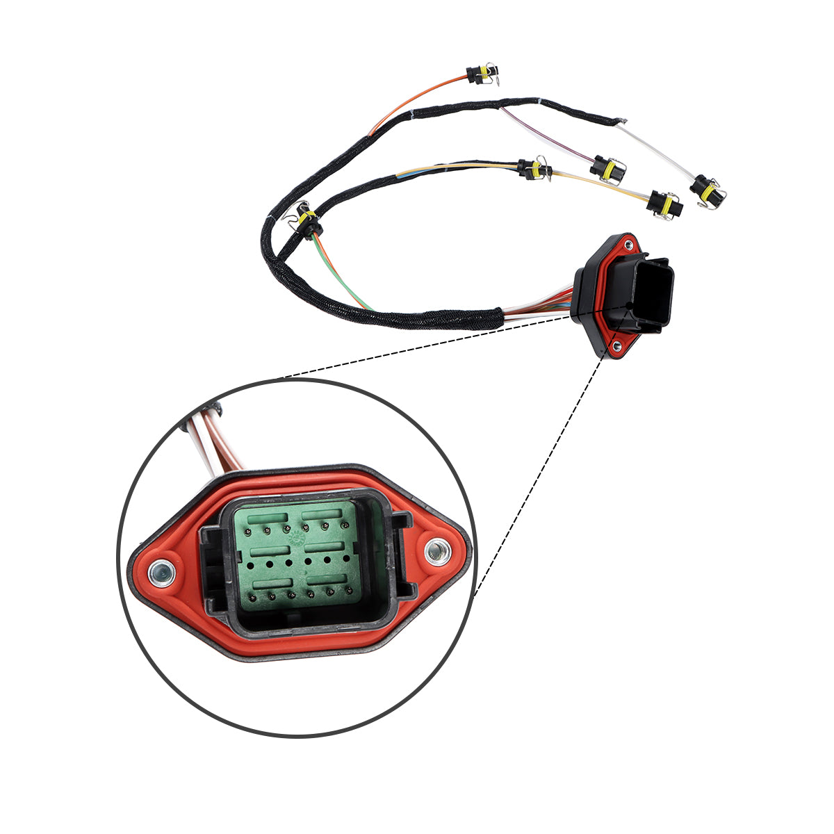 215-3249 419-0841 188-9865 Fuel Injector Wiring Harness for Caterpillar C-9 C9 Engine - Sinocmp