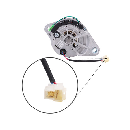 24V 45A Alternator 300901-00007 65.26101-7153A for Doosan Daewoo Engine P222LE - Plug Detail