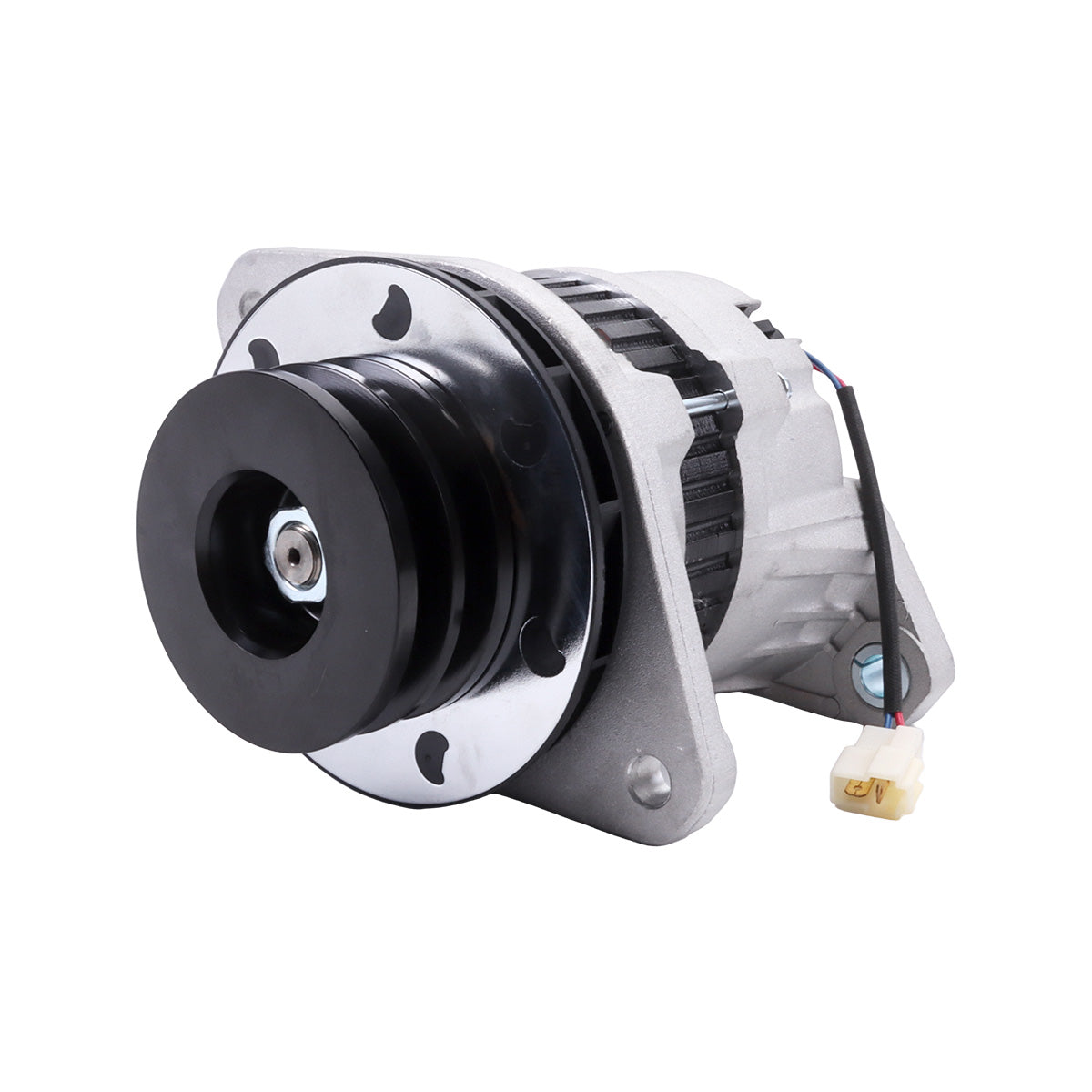 Side View of 24V 45A Alternator 300901-00007 65.26101-7153A for Doosan Daewoo Engine P222LE 
