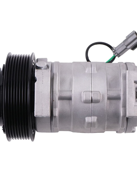 Compressor de ar condicionado 24V 8PK 4728531 para John Deere 2656G 3154G 290G