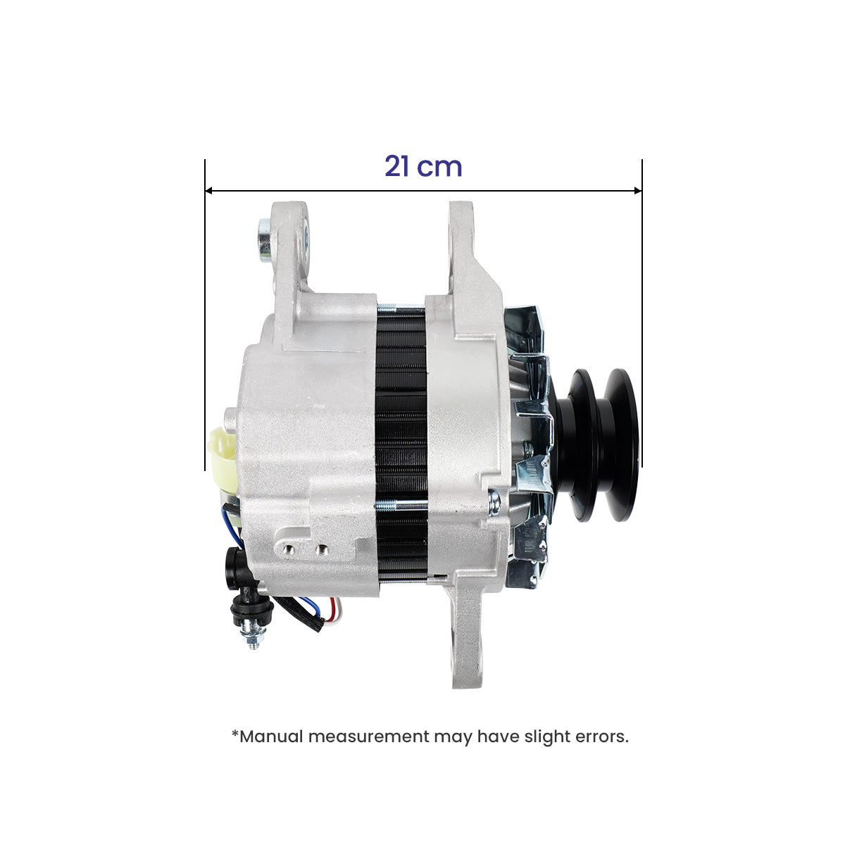 24V Alternator 1-81200-4710-0 for Hitachi EX200-5 6BG1 - Dimension