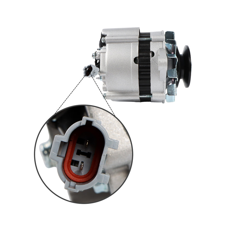 Alternador de 24 V 8-97022-211-2 para Isuzu 4BD1 Hitachi EX100-2 EX100-3 EX120-3 EX90-2 - Detalle del enchufe