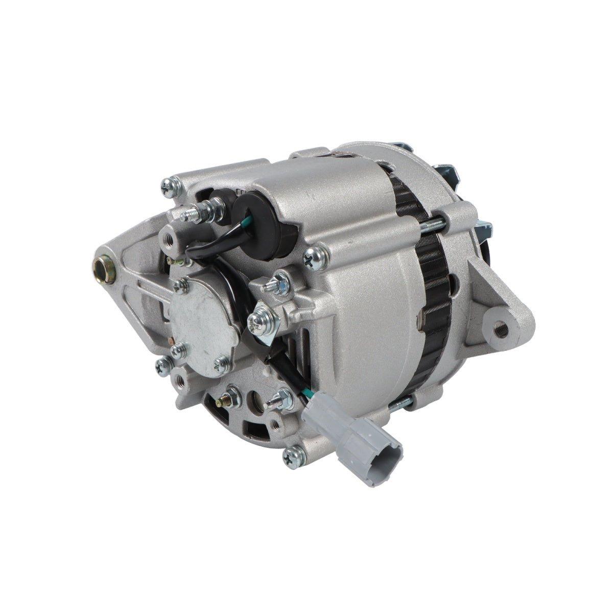 Vista lateral do alternador 24V 8-97022-211-2 para Isuzu 4BD1 Hitachi EX100-2 EX100-3 EX120-3 EX90-2