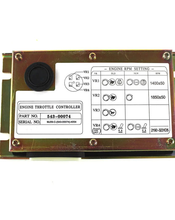 Controlador de acelerador de motor 2543-1036 para Daewoo Doosan SOLAR DH220-5 S220-V