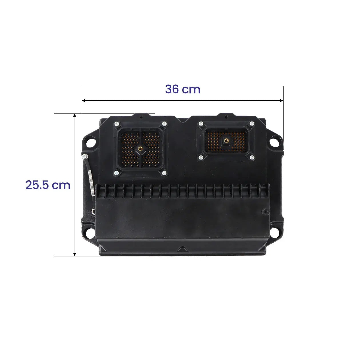 262-2878 2622878 Controlador ECM para Caterpillar Crawler Dozer D6R Cargador de ruedas 966H 980H - Dimensión ECM