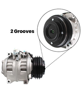 Compresor de aire acondicionado 2PK 447220-1472 447300-0611 10P30C para autobús Toyota Coaster