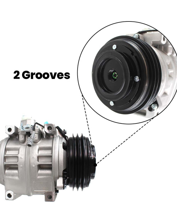 Compresor de aire acondicionado 2PK 447220-1472 447300-0611 10P30C para autobús Toyota Coaster