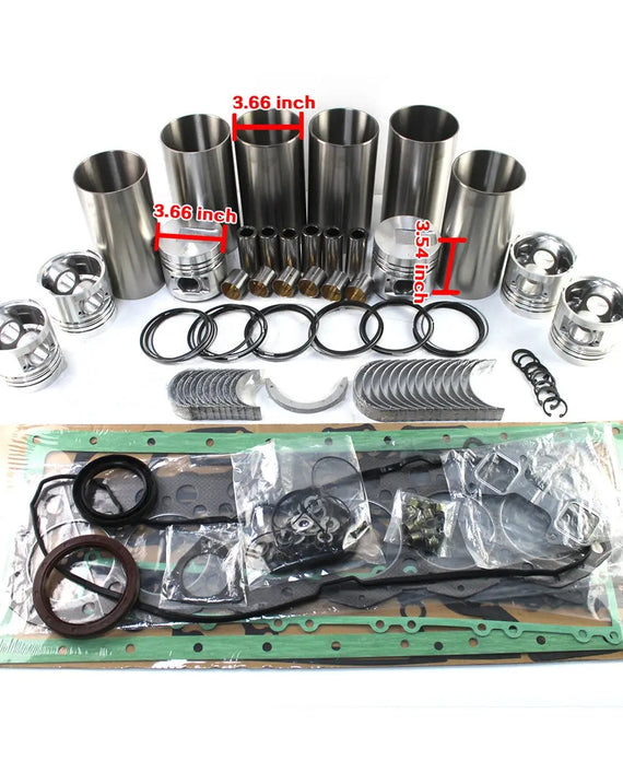 Kit de reconstrucción de motor 3046 S6S-DI para topadora CAT D5C D5G 933