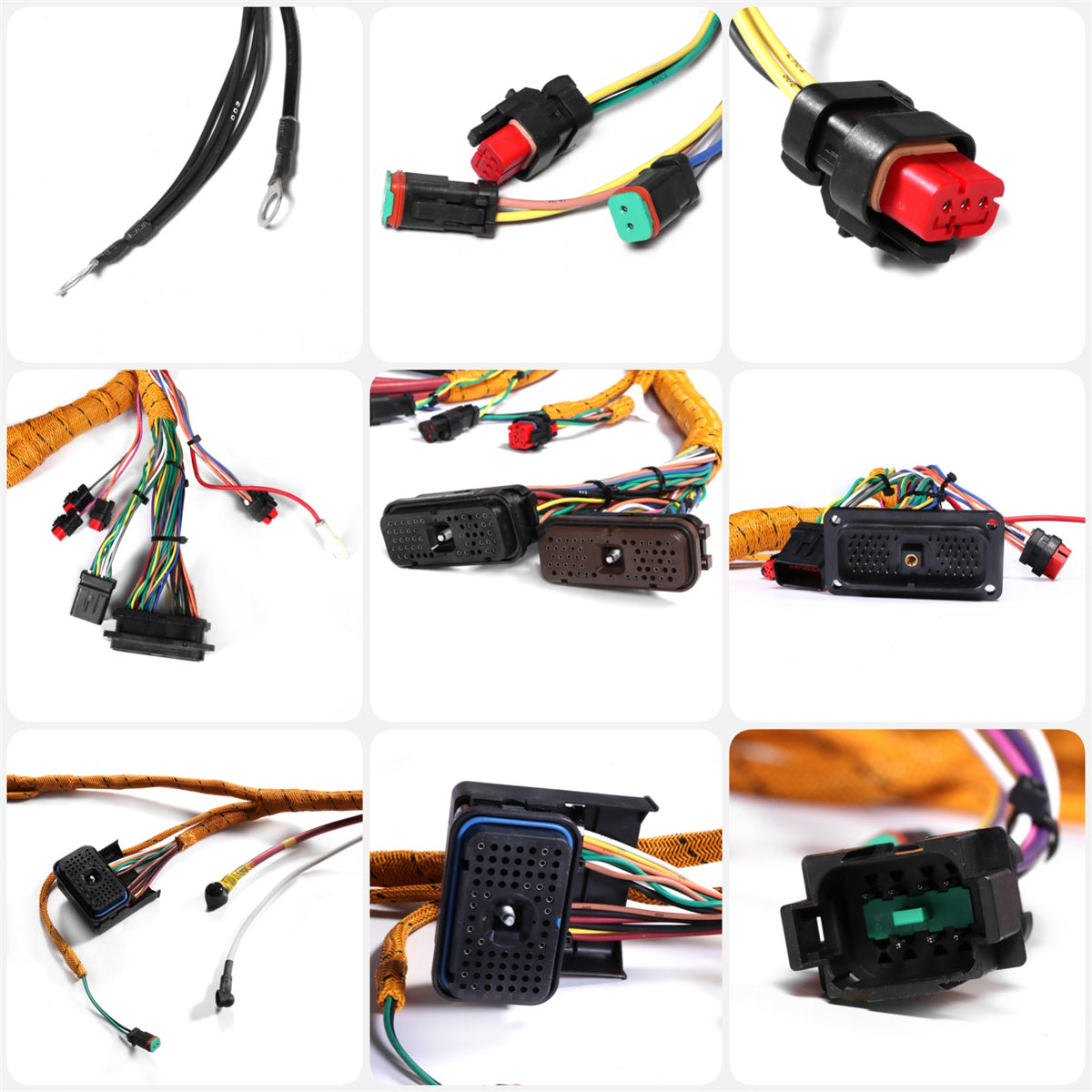 306-8797 3068797 External Wiring Harness for Caterpillar Excavator E336D 330D C9 Engine - Plug Detail