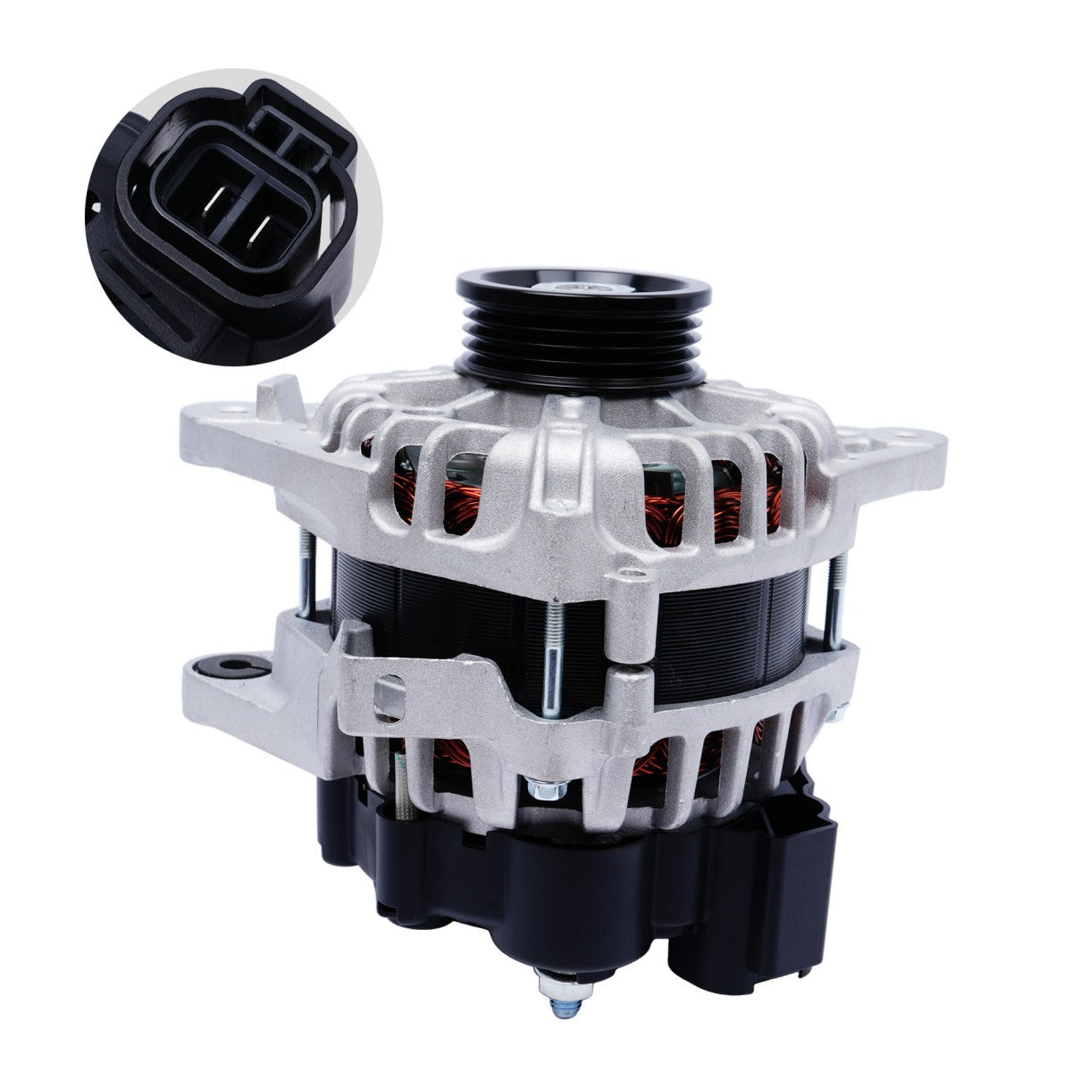3730022650 11011 alternador 90A/4PK para Hyundai Accent 2000-2005 - Detalhe do plugue