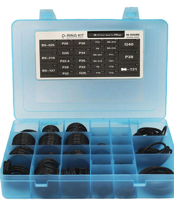 Caja de juntas tóricas de 376 piezas para excavadora Volvo EC140 EC210 EC460