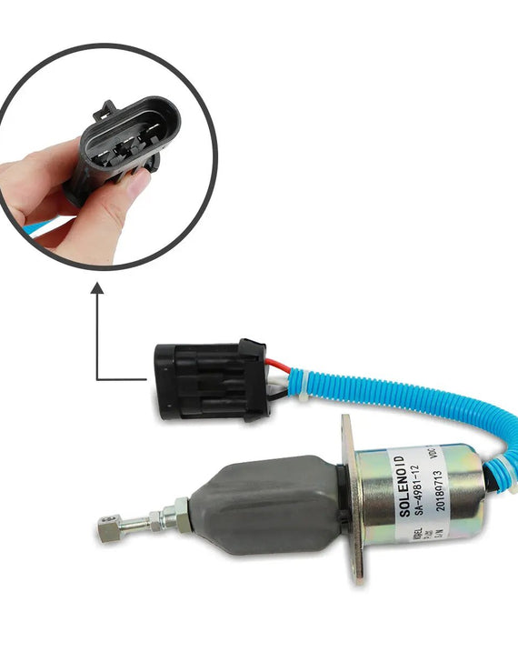 3800723 5016244AA SA-4981-12 Válvula solenoide de parada para motor Cummins
