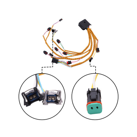 381-2499 3812499 Engine Wiring Harness for CAT 324D 325D 326D C7 Engine - Sinocmp
