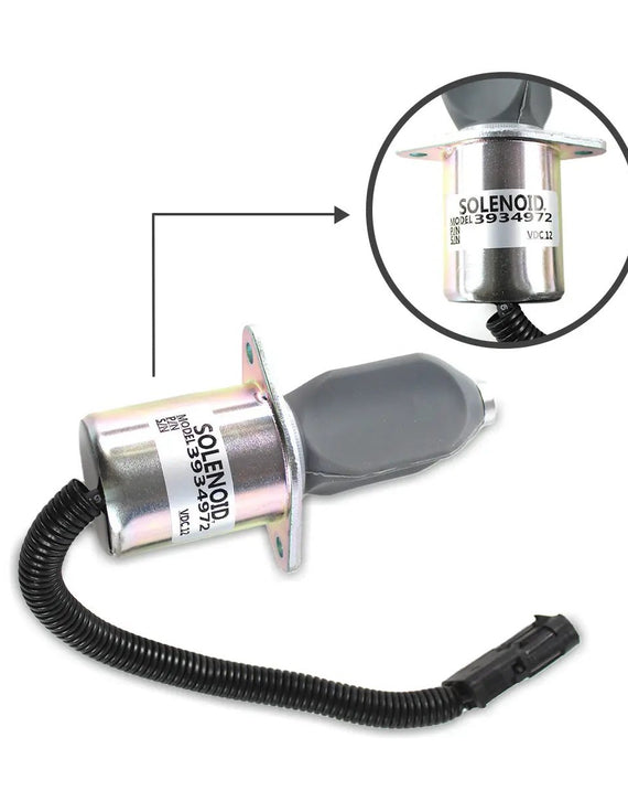 3934972 1753ES-12A6UC3B1S1 Válvula solenoide de parada para motor Cummins