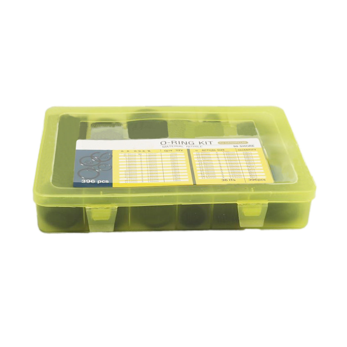 396PCS O-Ring Box O-Ring Kit for Caterpillar Excavator E200 E312 - Sinocmp