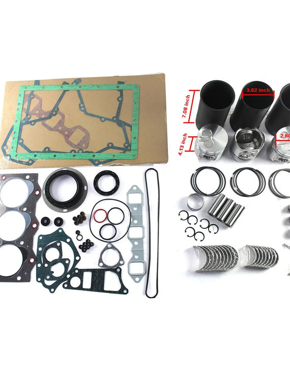 Kit de reconstrucción de motor 3D95S 3D95S 3D95S-W-1 para excavadora Komatsu PC50UU-1